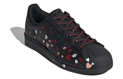 ADIDAS SUPERSTAR VALENTINE'S DAY BLACK WOMENS