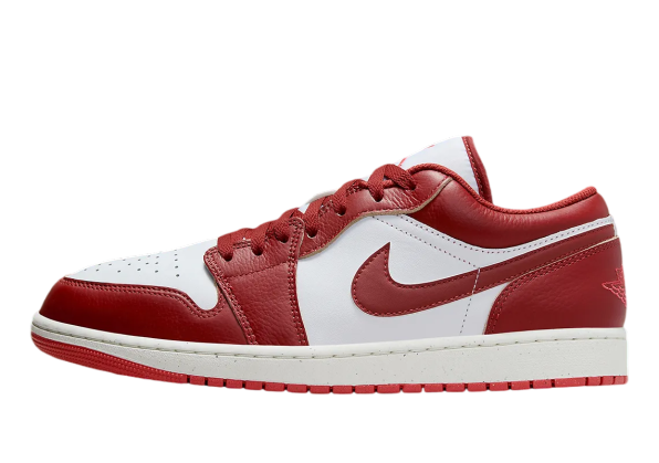 JORDAN 1 LOW SE DUNE RED (GS) WOMENS