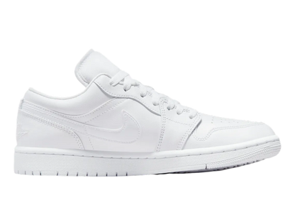 JORDAN 1 LOW TRIPLE WHITE WOMENS