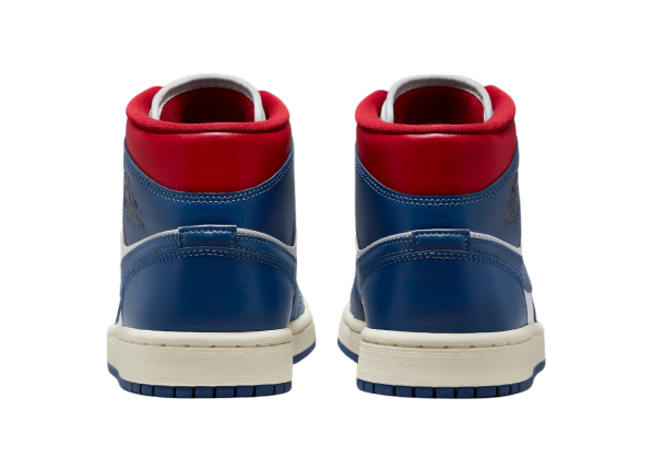 JORDAN 1 MID FRENCH BLUE GYM RED WOMENS