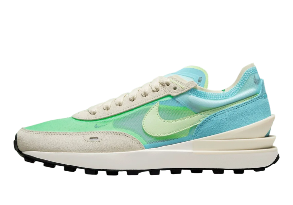 NIKE WAFFLE ONE LIME GLOW WOMENS