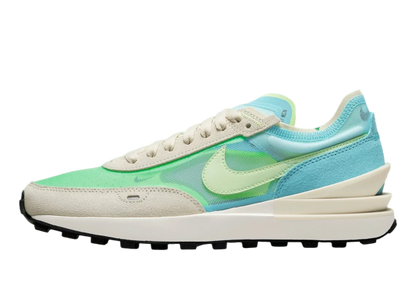 NIKE WAFFLE ONE LIME GLOW WOMENS