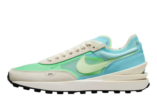 NIKE WAFFLE ONE LIME GLOW WOMENS