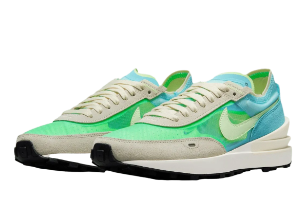 NIKE WAFFLE ONE LIME GLOW WOMENS