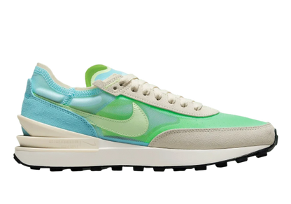 NIKE WAFFLE ONE LIME GLOW WOMENS