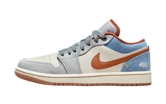 JORDAN 1 LOW SE PHANTOM DENIM CLAD WOMENS