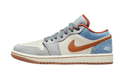 JORDAN 1 LOW SE PHANTOM DENIM CLAD WOMENS