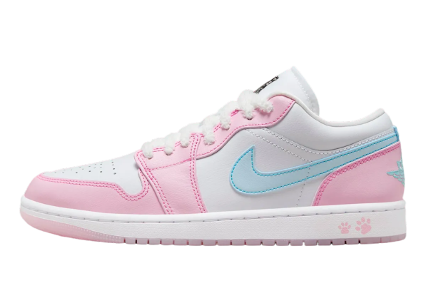 JORDAN 1 LOW PAW PRINT WOMENS