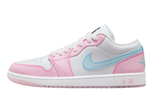 JORDAN 1 LOW PAW PRINT WOMENS