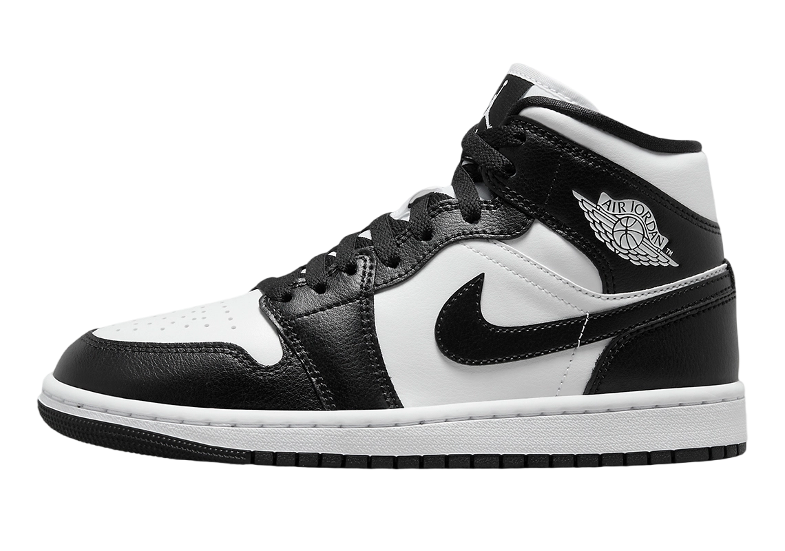 JORDAN 1 MID PANDA WOMENS