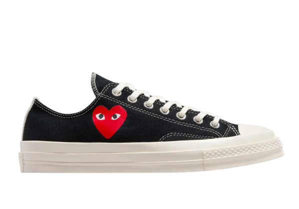 CONVERSE CHUCK TAYLOR ALL START 70 LOW X CDG PLAY BLACK