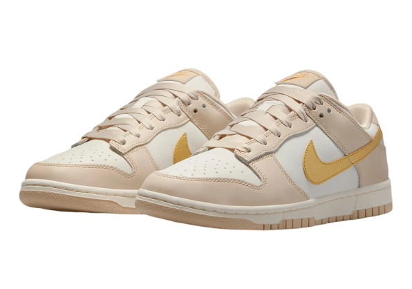 NIKE DUNK LOW ESS TREND GOLD SWOOSH WOMENS