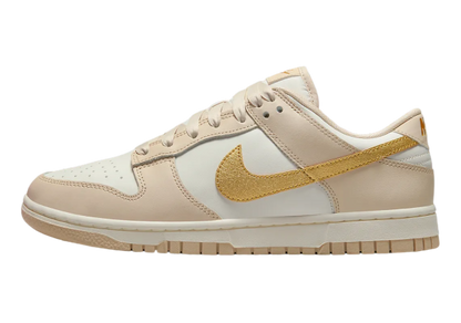 NIKE DUNK LOW ESS TREND GOLD SWOOSH WOMENS