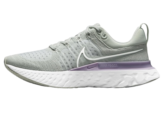 NIKE REACT INFINITY RUN FK 2 LIGHT SILVER LILAC WOMENS